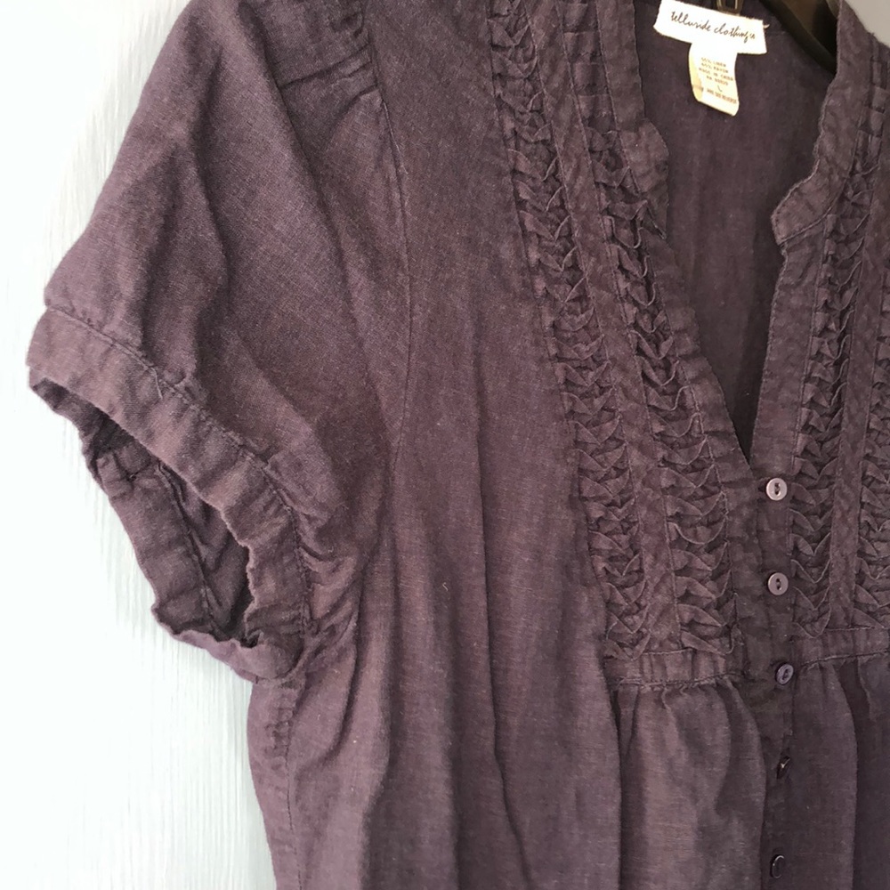 Navy button down - Picture 4 of 6